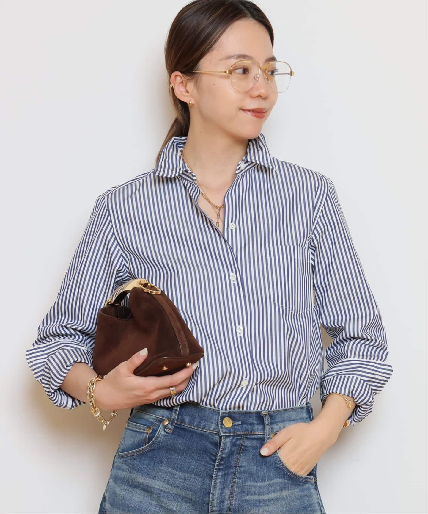 ワイヤーウォッシュシャツ（シャツ／ブラウス）｜MUSE de Deuxieme