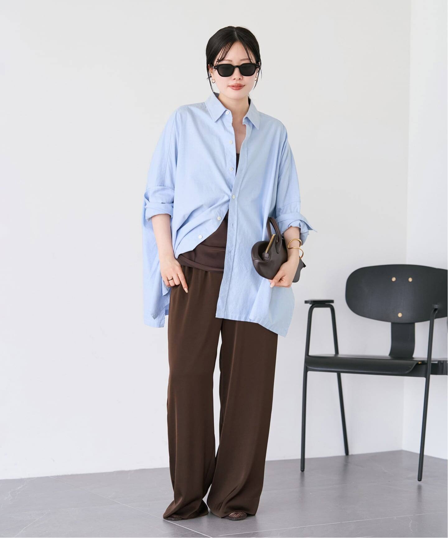 追加》Light OX Poncho シャツ（シャツ／ブラウス）｜Plage