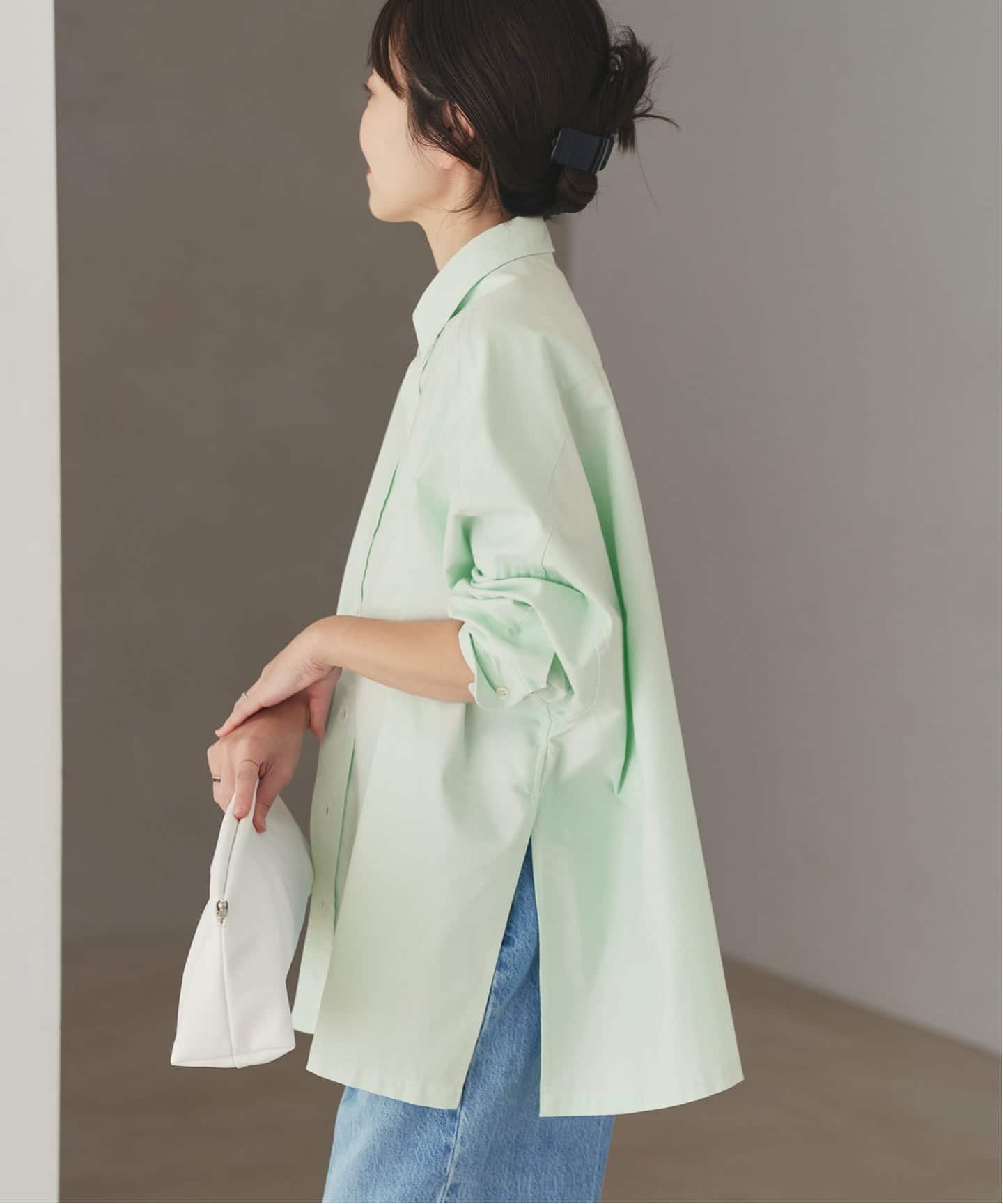 追加》Light OX Poncho シャツ（シャツ／ブラウス）｜Plage