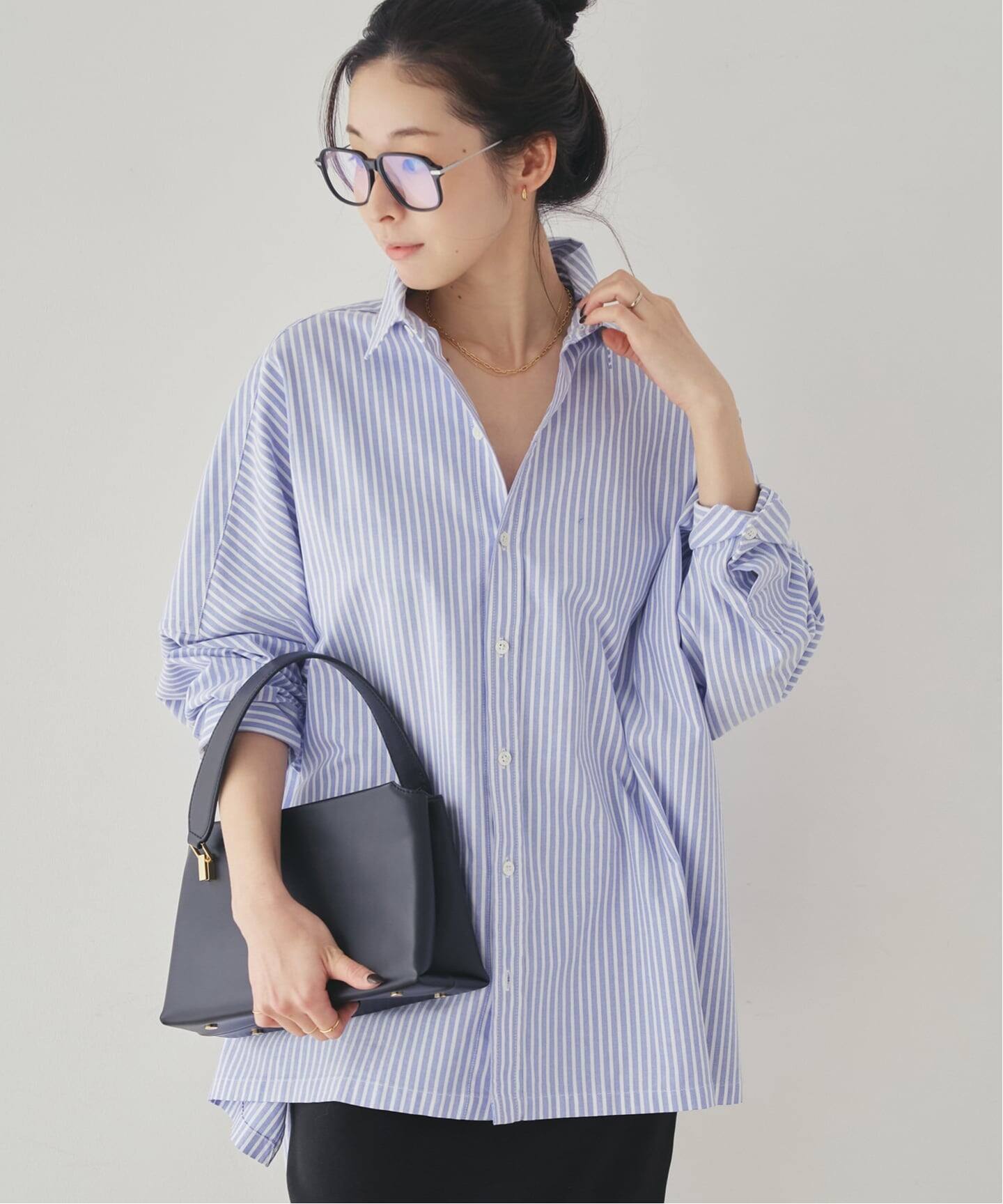 追加予約》Light OX Poncho シャツ 3（シャツ／ブラウス）｜Plage