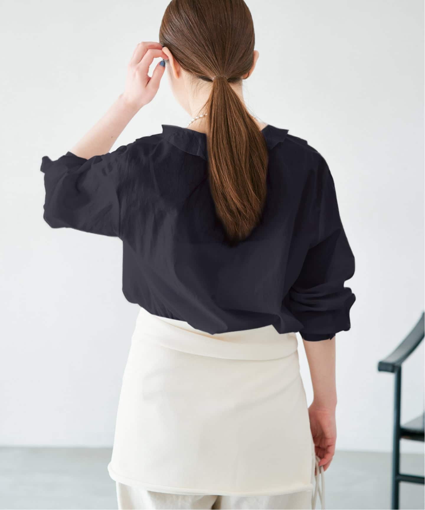 予約》レーストリムフリルブラウス（シャツ／ブラウス）｜IENA（イエナ