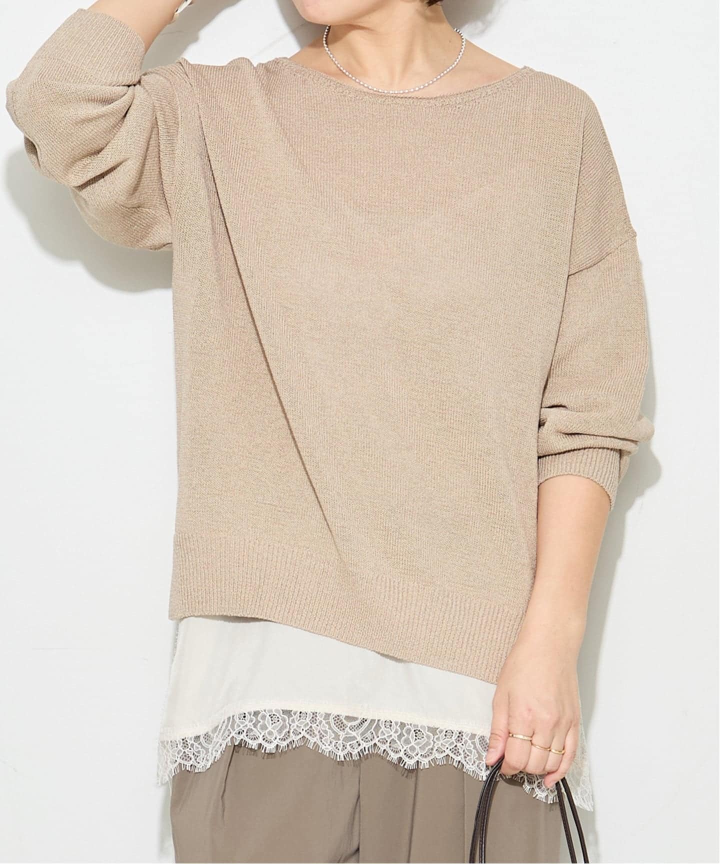 金子綾さん着用】レースキャミソール（キャミソール）｜JOURNAL