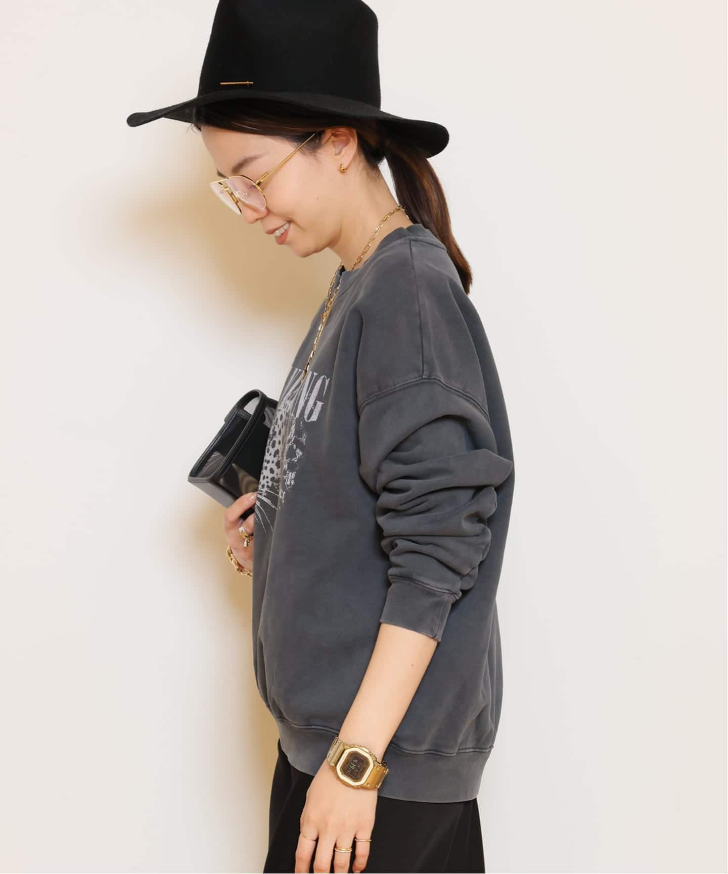 ANINE BING/アニン ビン】 LEOPARD スウェット（スウェット）｜MUSE de