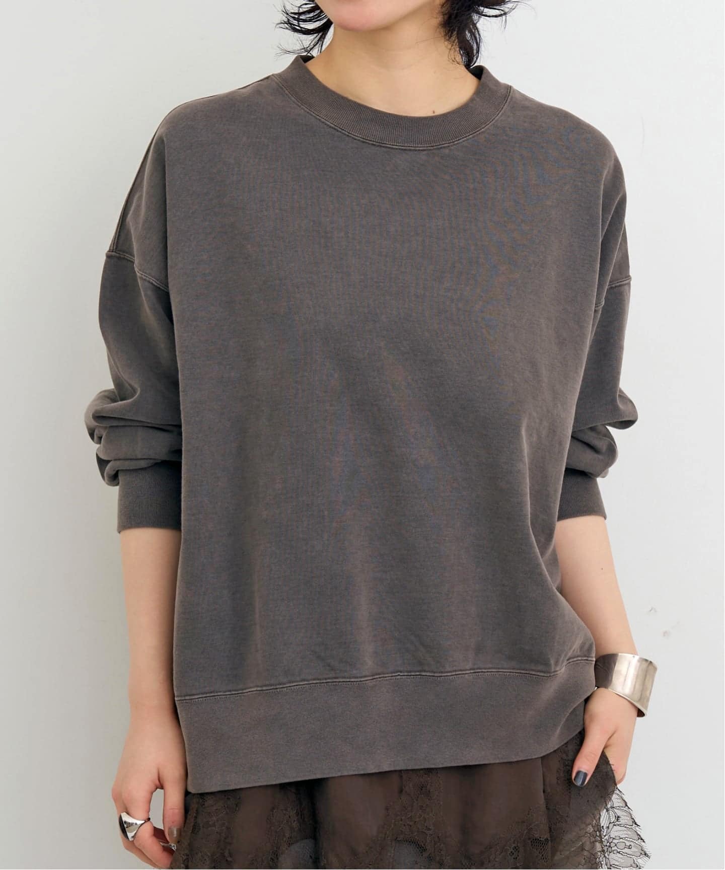 REMI RELIEF/レミ レリーフ】 CREW NECK SWEAT（スウェット）｜L