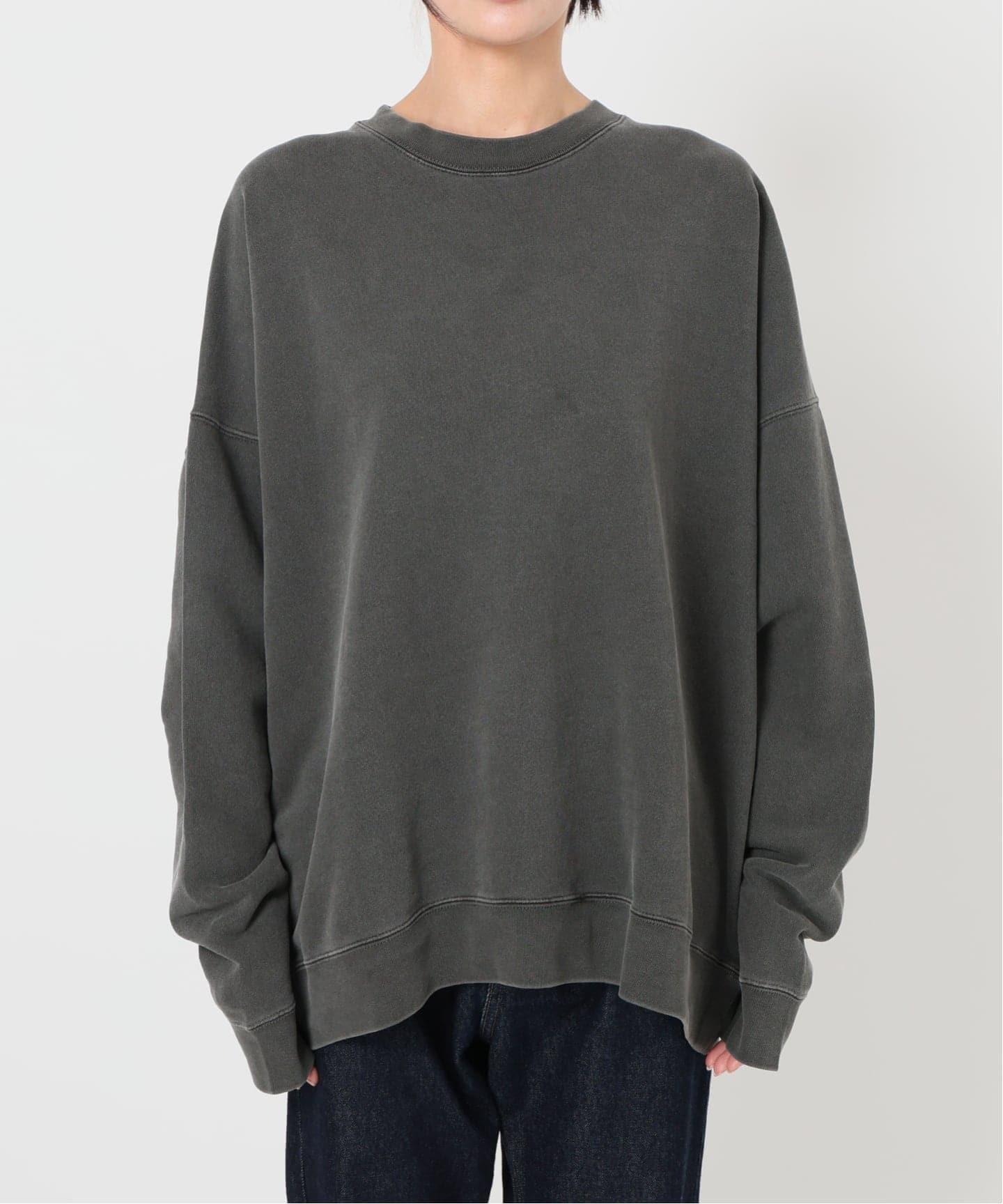 WEB限定/追加2予約》ビックシルエットピグメント裏毛プルオーバー