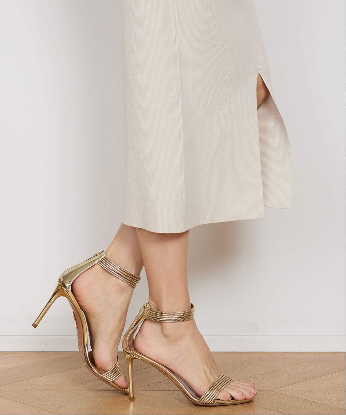 AQUAZZURA/アクアズーラ】GOLD サンダル（サンダル）｜MUSE de