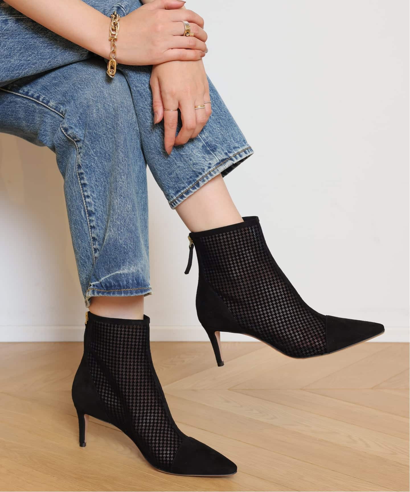 PELLICO/ペリーコ】SHEER SHORT ブーツ（ブーティ・ショートブーツ