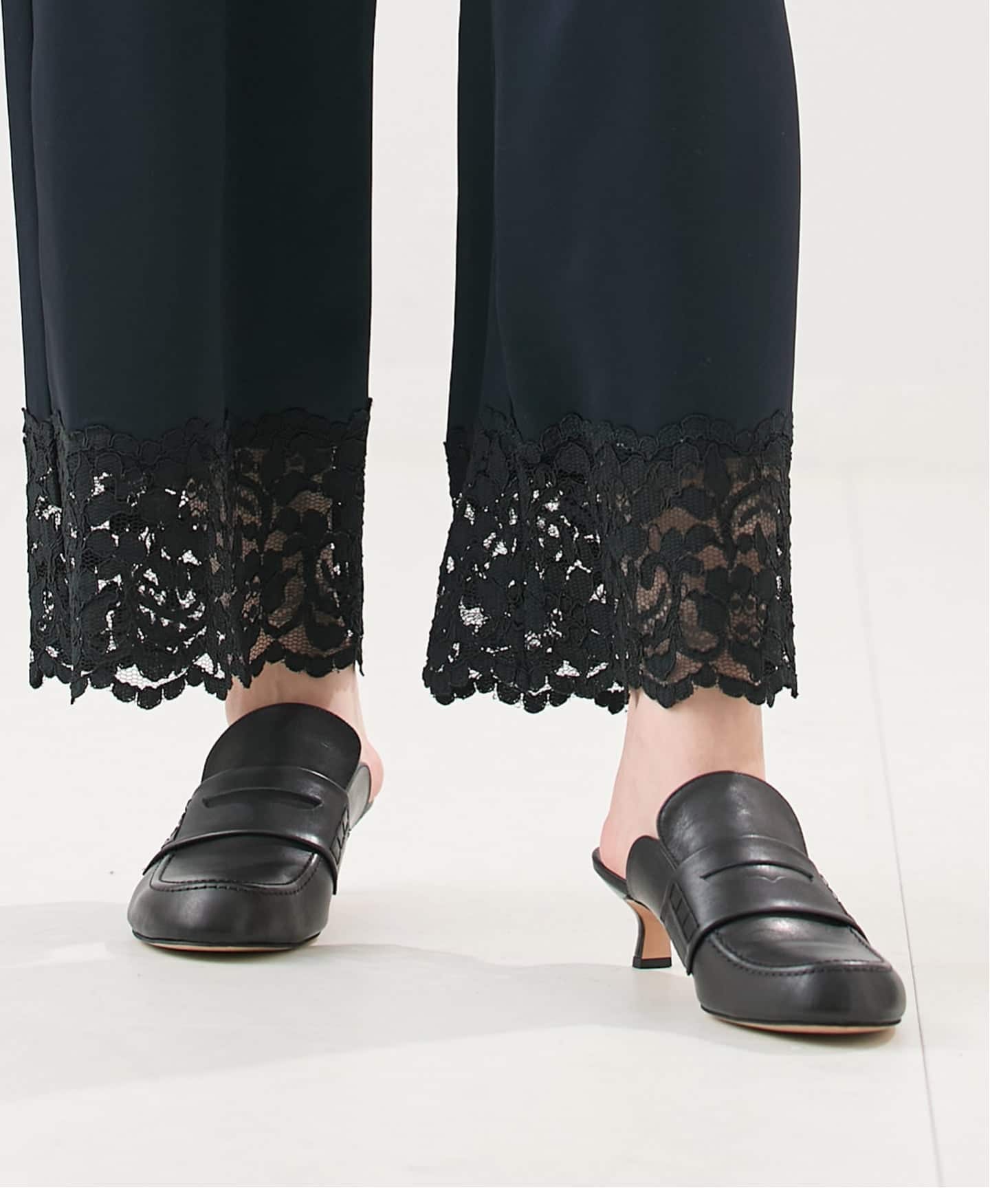 JANE SMITH/ジェーンスミス】COW LEATHERローファーミュール