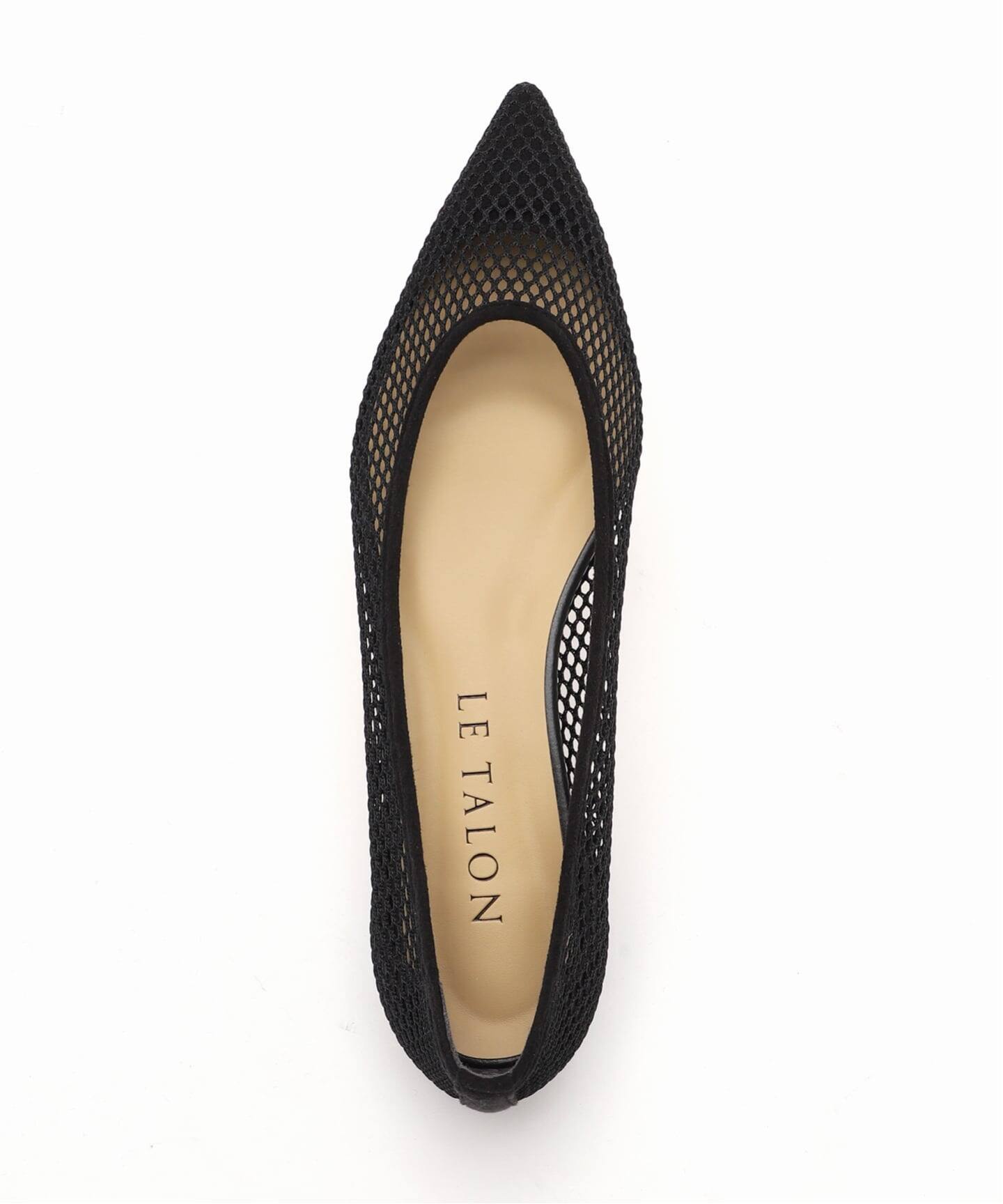 追加予約3》ポインテッドネットフラット（フラットシューズ）｜LE