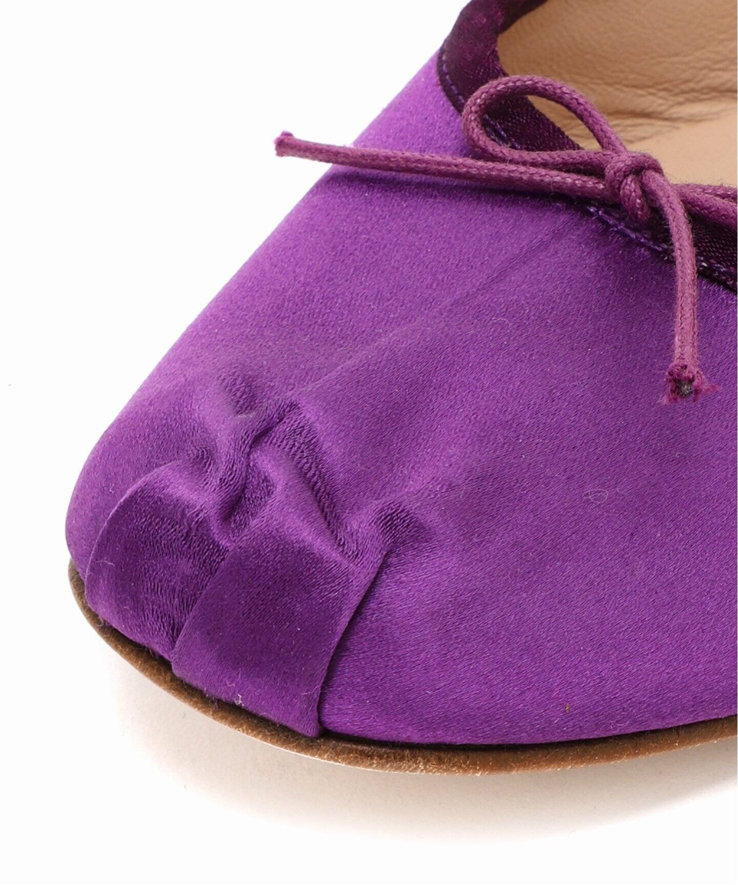 SPELTA / サテン バレエシューズ パープル系37