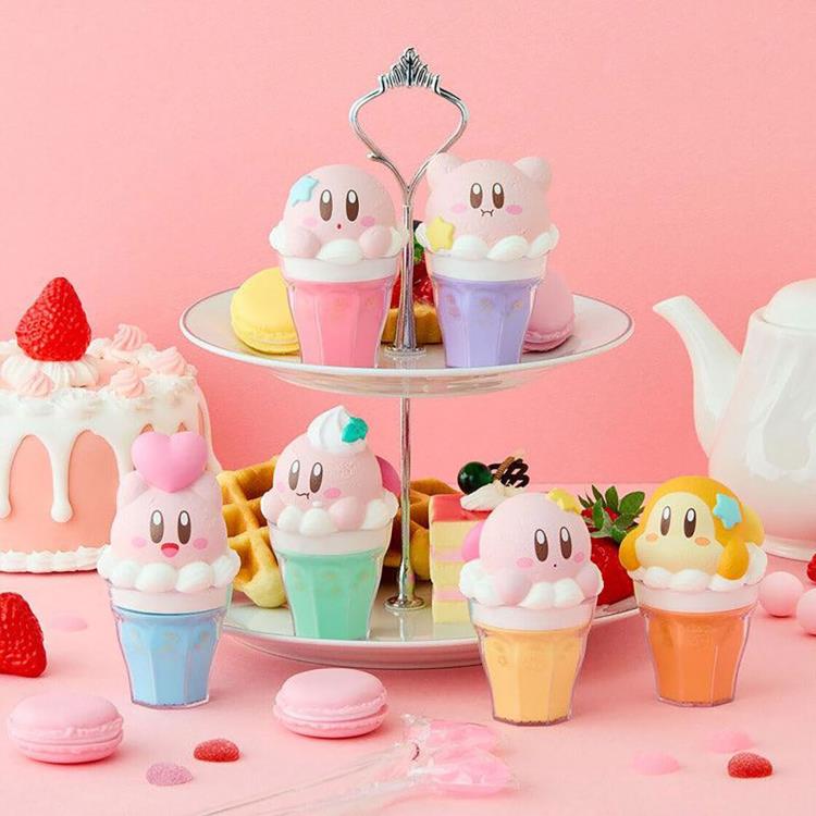 Kirby's Dream Land Chara Latte Float Box of 12 Random Accessory Cases