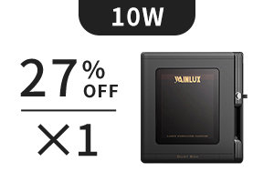 コスパ抜群！家庭用＆業務用兼用の小型レーザー彫刻機「WAINLUX K8