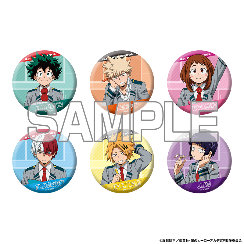 僕のヒーローアカデミア トレーディング缶バッジ 学べ！授業【YTE公式