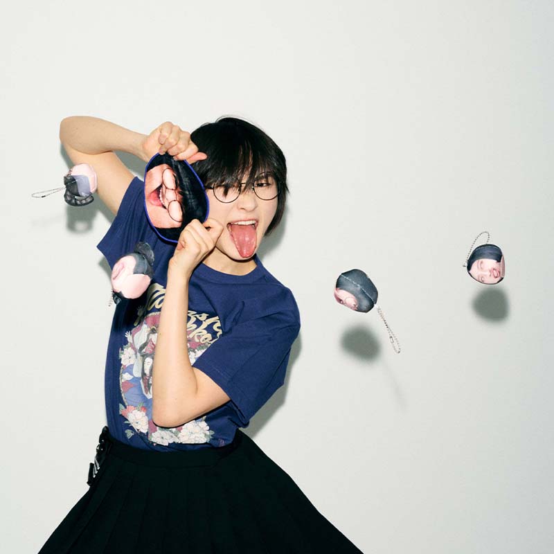 お手玉キーホルダー/メンチ切りver.(ランダム/全4種)【ASOBIMALL