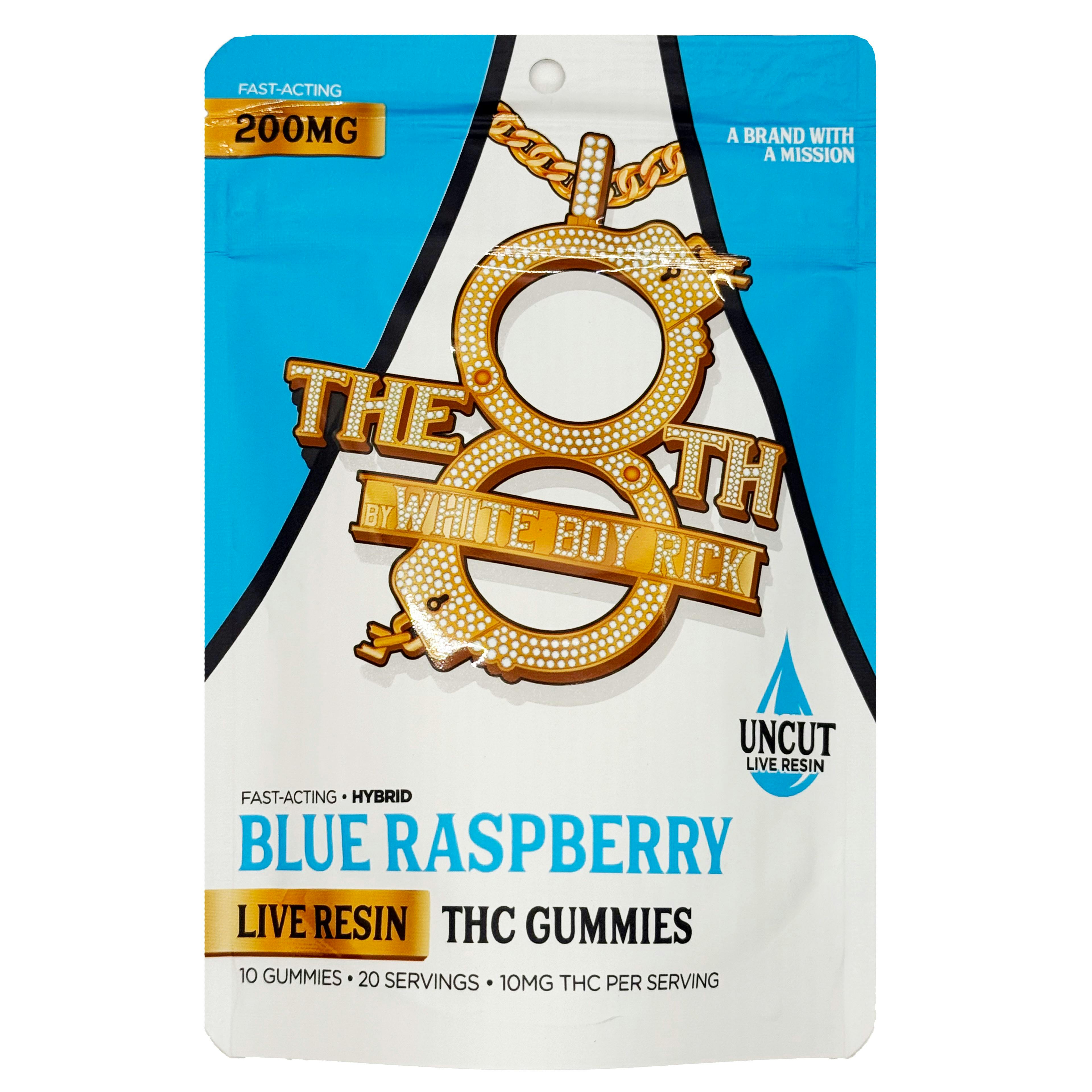 The 8th By White Boy Rick Blue Raspberry Fast-Acting Live Resin