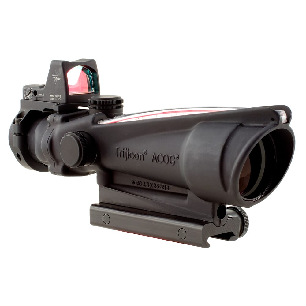 Trijicon 3.5x35 ACOG Dual Illum Red Crosshair .223 Reticle w/Colt