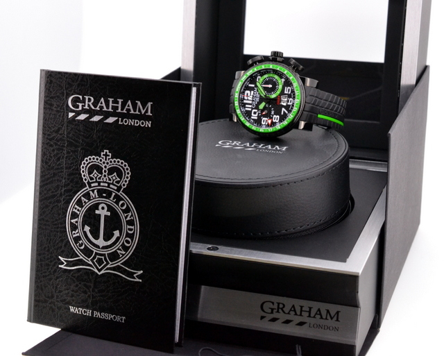 18789) Graham Silverstone Stowe GMT Green SS / Rubber Limited