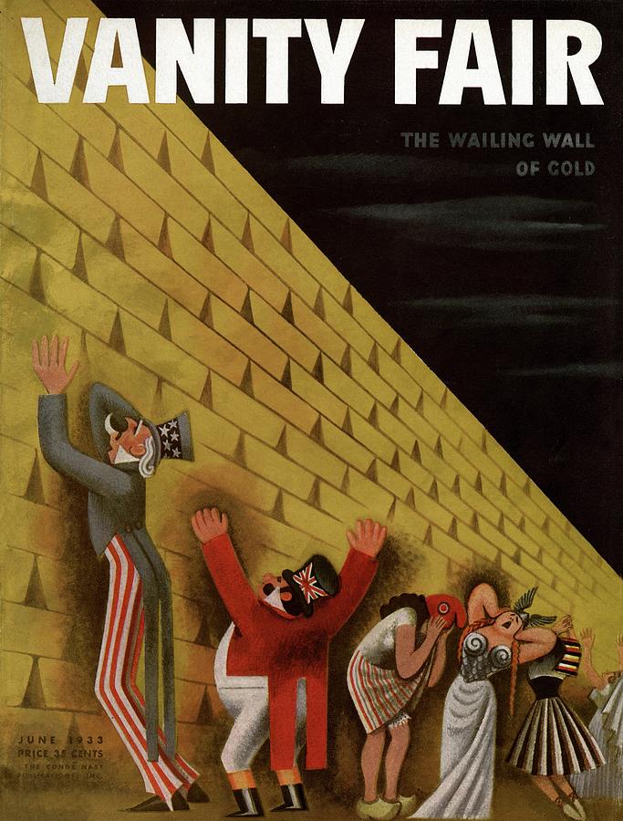 Vanity Fair Cover Featuring A Group Of Figures by Miguel Covarrubias