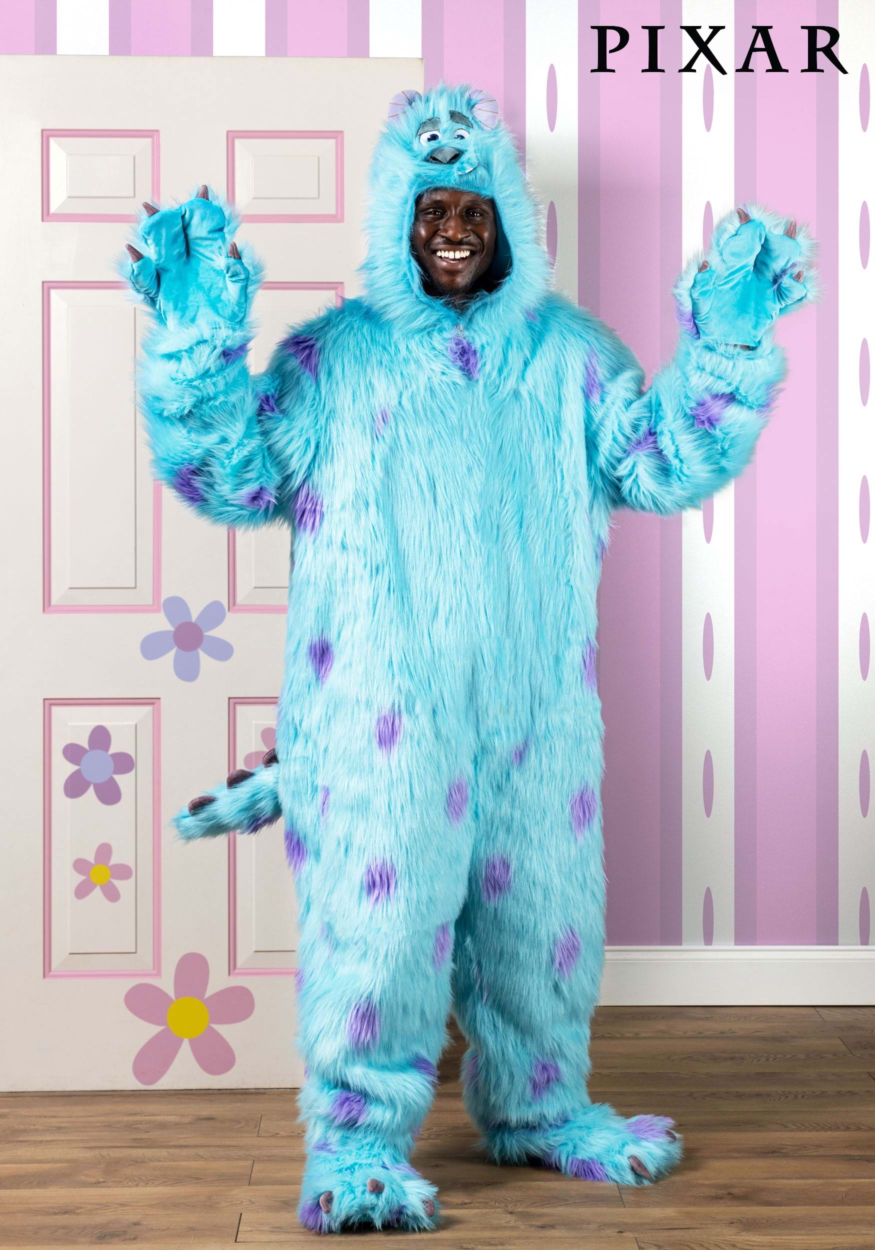 Hooded Disney Monsters Inc Sulley Adult Costume