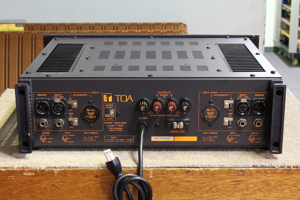 P150D TOA - 中古オーディオ 高価買取・販売 ハイファイ堂