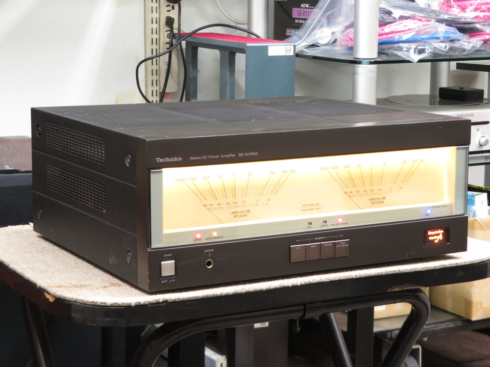 □TG0813 ☆ Technics テクニクス SE-A5MK2 MKII ステレオパワーアンプ