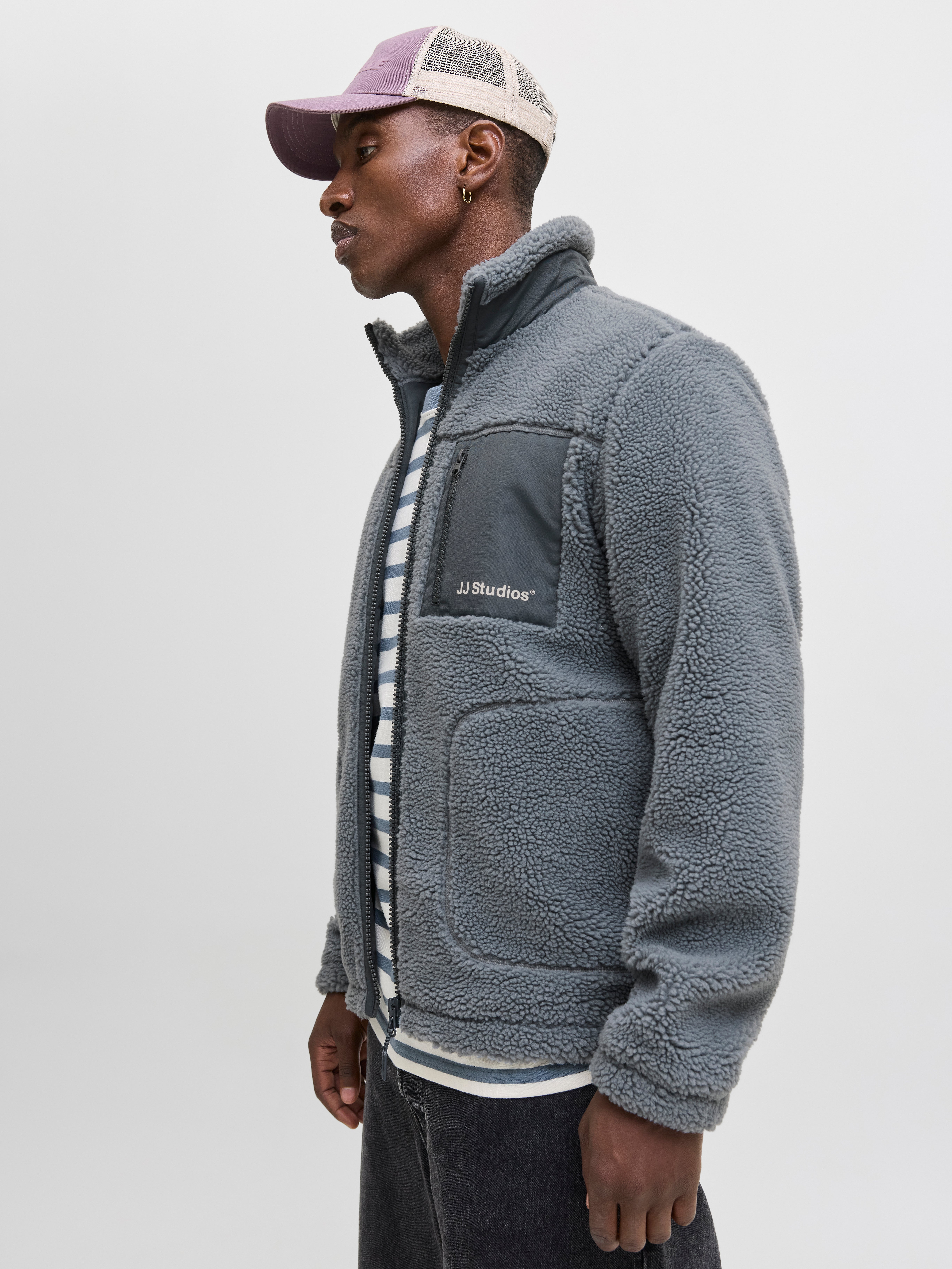 Teddy jacket | Dark Grey | Jack & Jones®