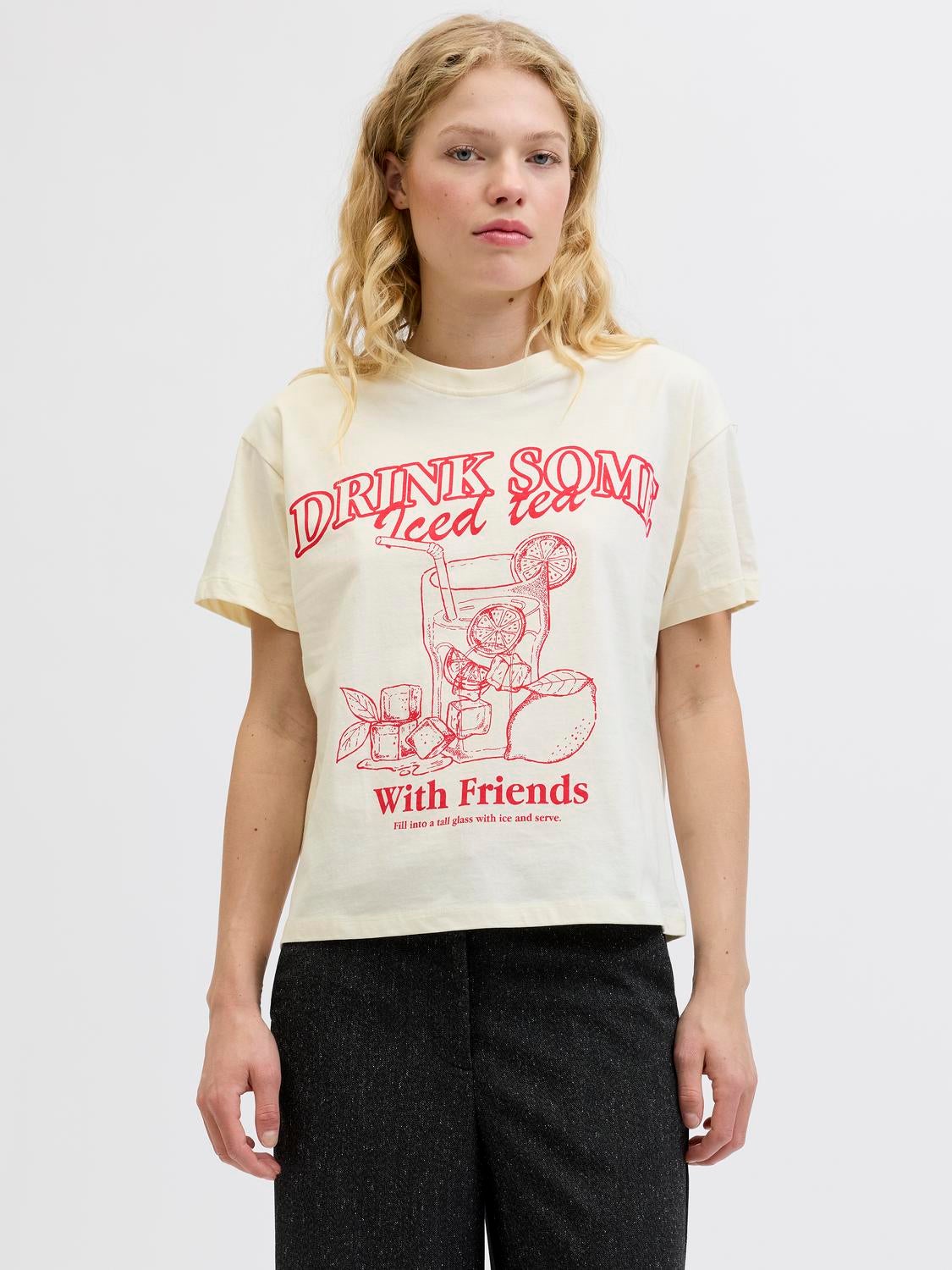 JXLUCY T-shirt | Off White | JJXX®