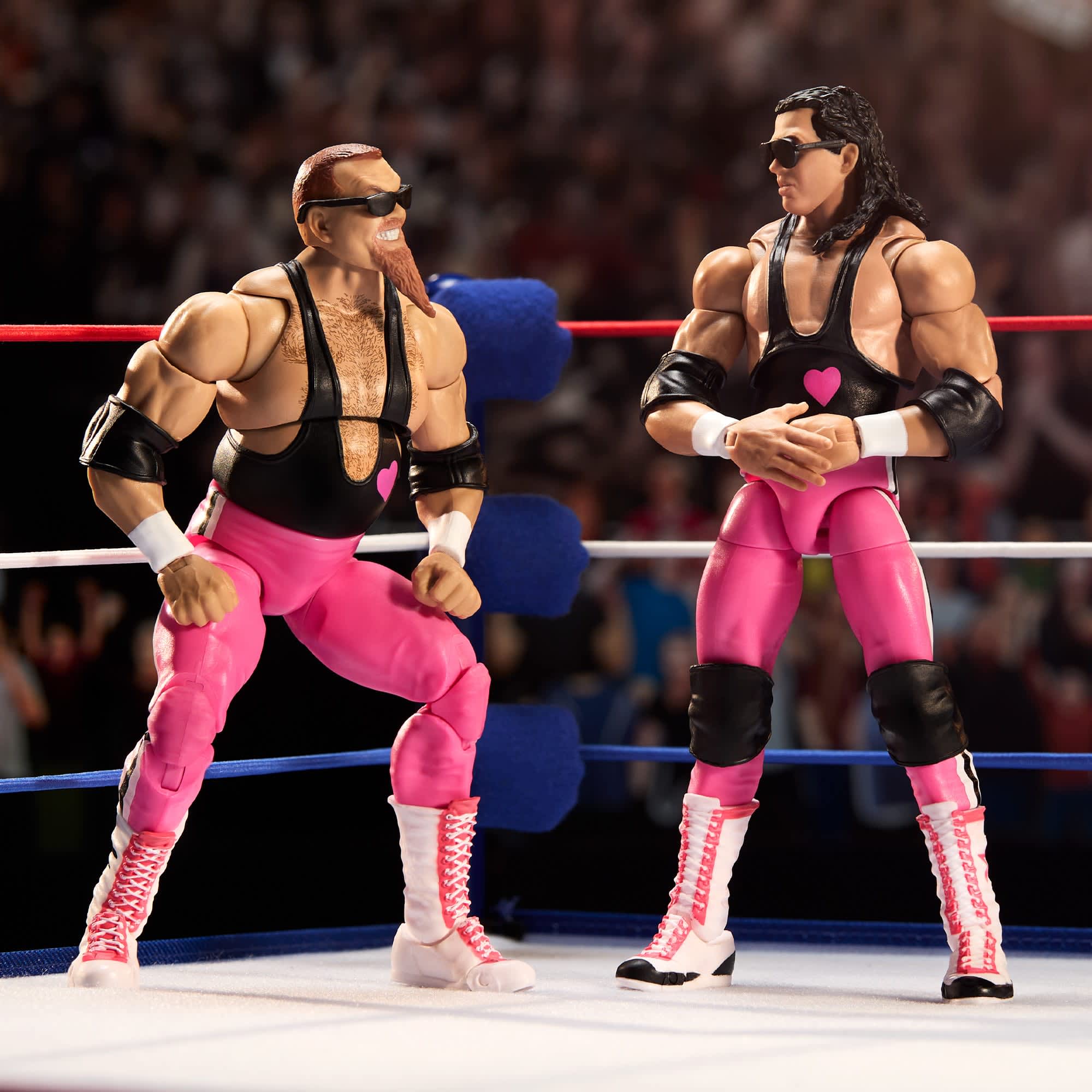 WWE Coliseum Collection Hart Foundation Action Figure 2-Pack