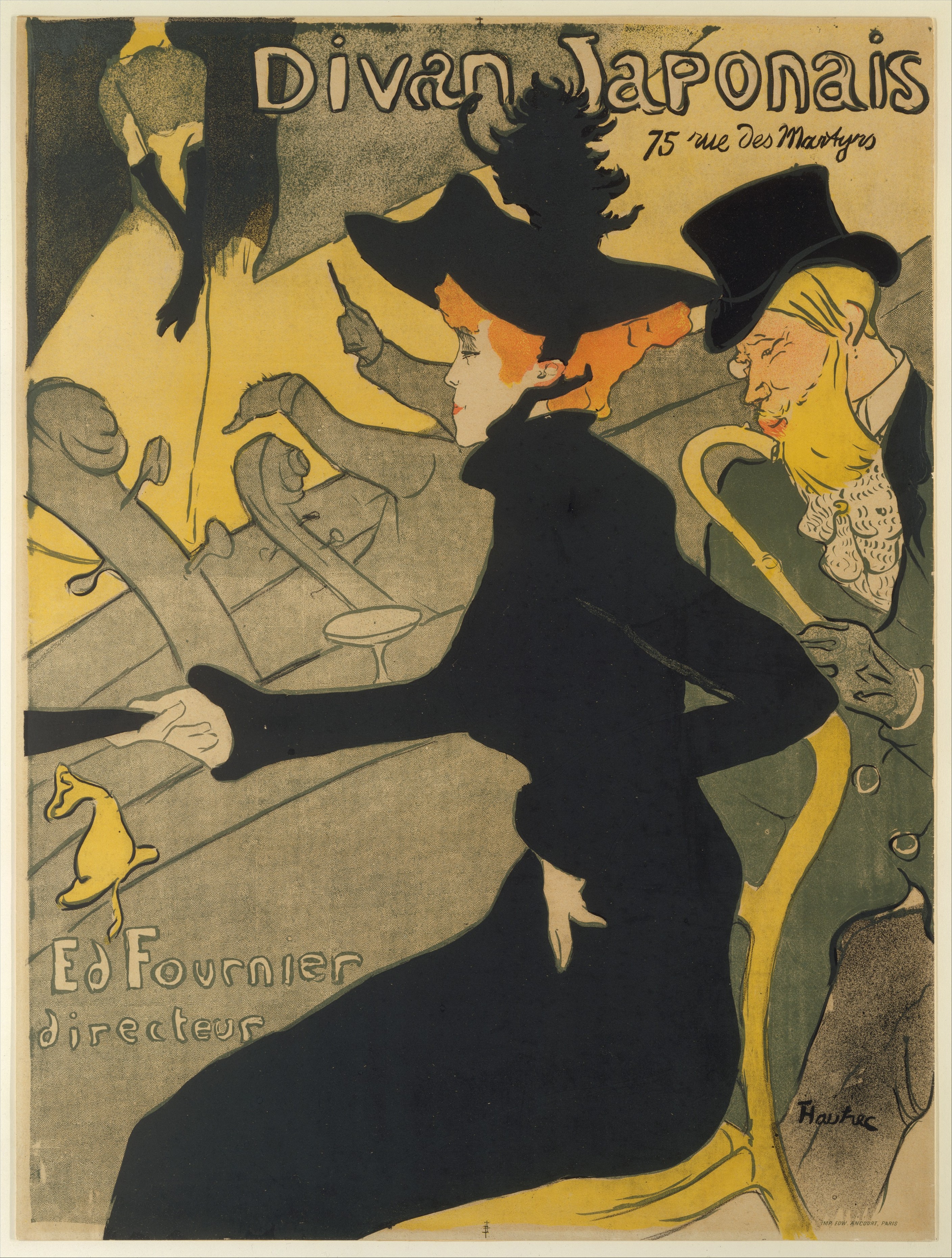 Henri de Toulouse-Lautrec - Divan Japonais - The Metropolitan