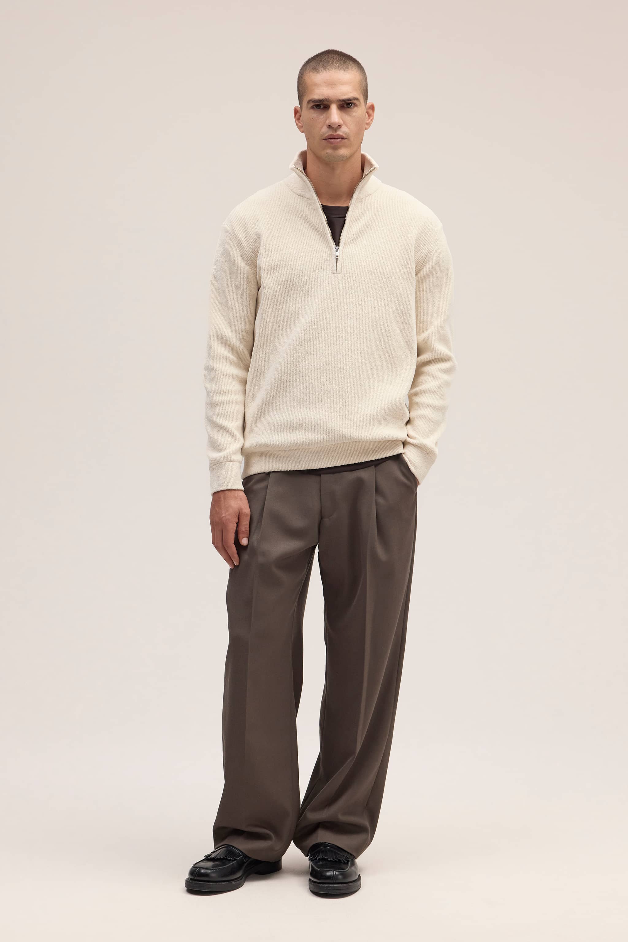 Danny 6429 men's sweater - Ivory - Buy online at NN.07®
