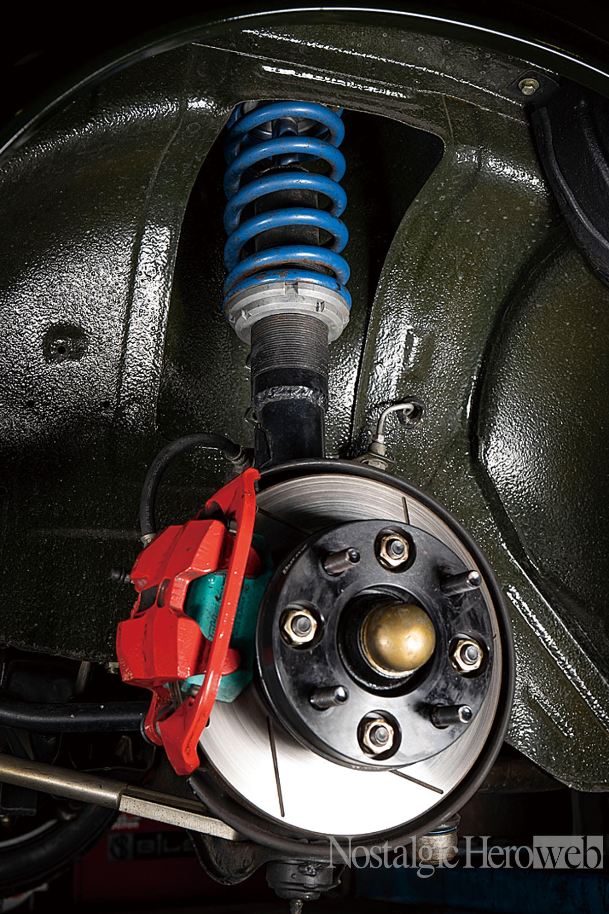 初期フェイスのTE27【3】ウエーバーの55DCO1S/Pを装着した、回して