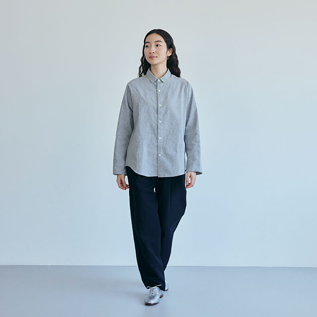 綿麻ラグランワークシャツ｜衣料品｜中川政七商店 公式サイト