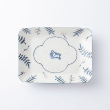 煎茶道具 伊万里焼 古伊万里染付蔦文 煎茶器 五客 V R6093