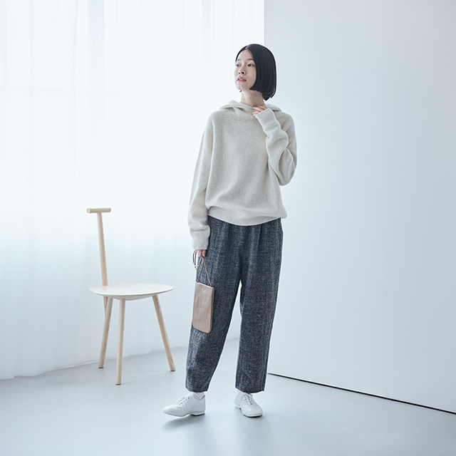 麻とウールツイード テーパードパンツ｜衣料品｜中川政七商店 公式サイト