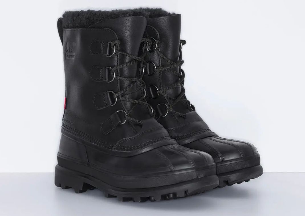 The Supreme x SOREL Caribou Boot Pack Releases December 2024