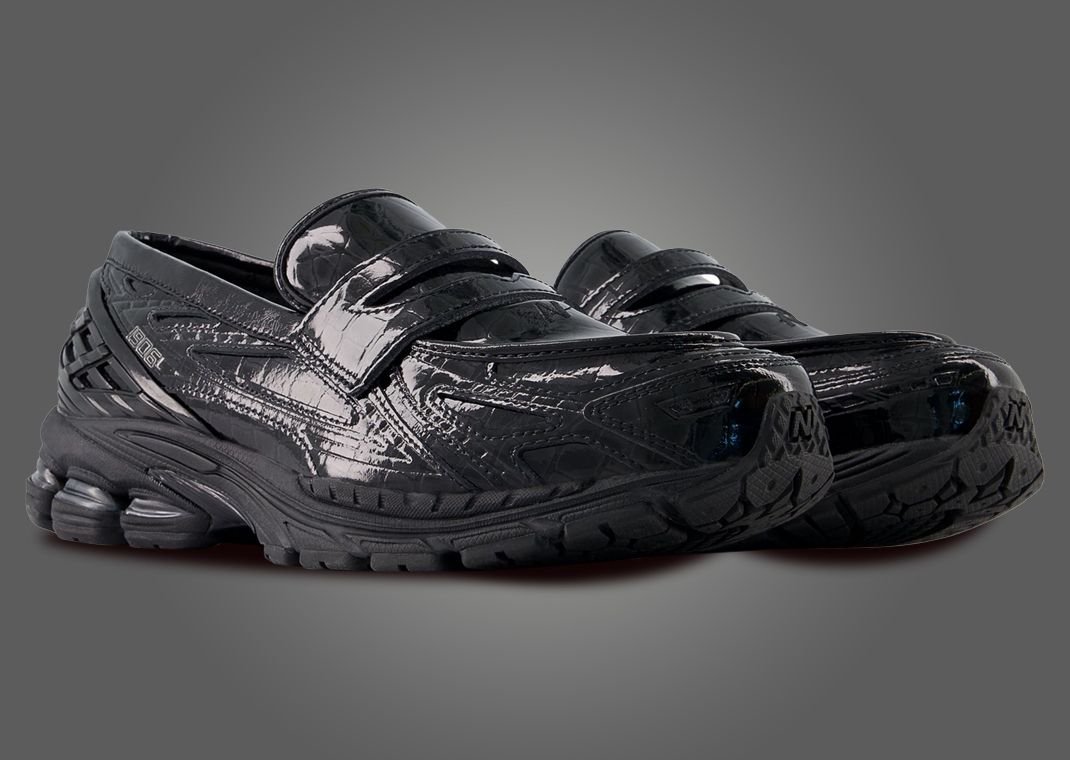 The New Balance 1906L Loafer Black Croc Releases in 2025