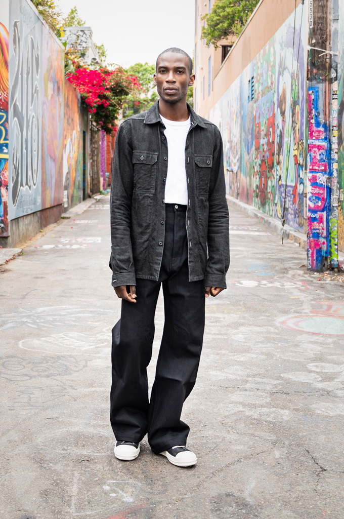 Rick Owens DRKSHDW Geth Jeans - Made In Japan 16oz Black/Black