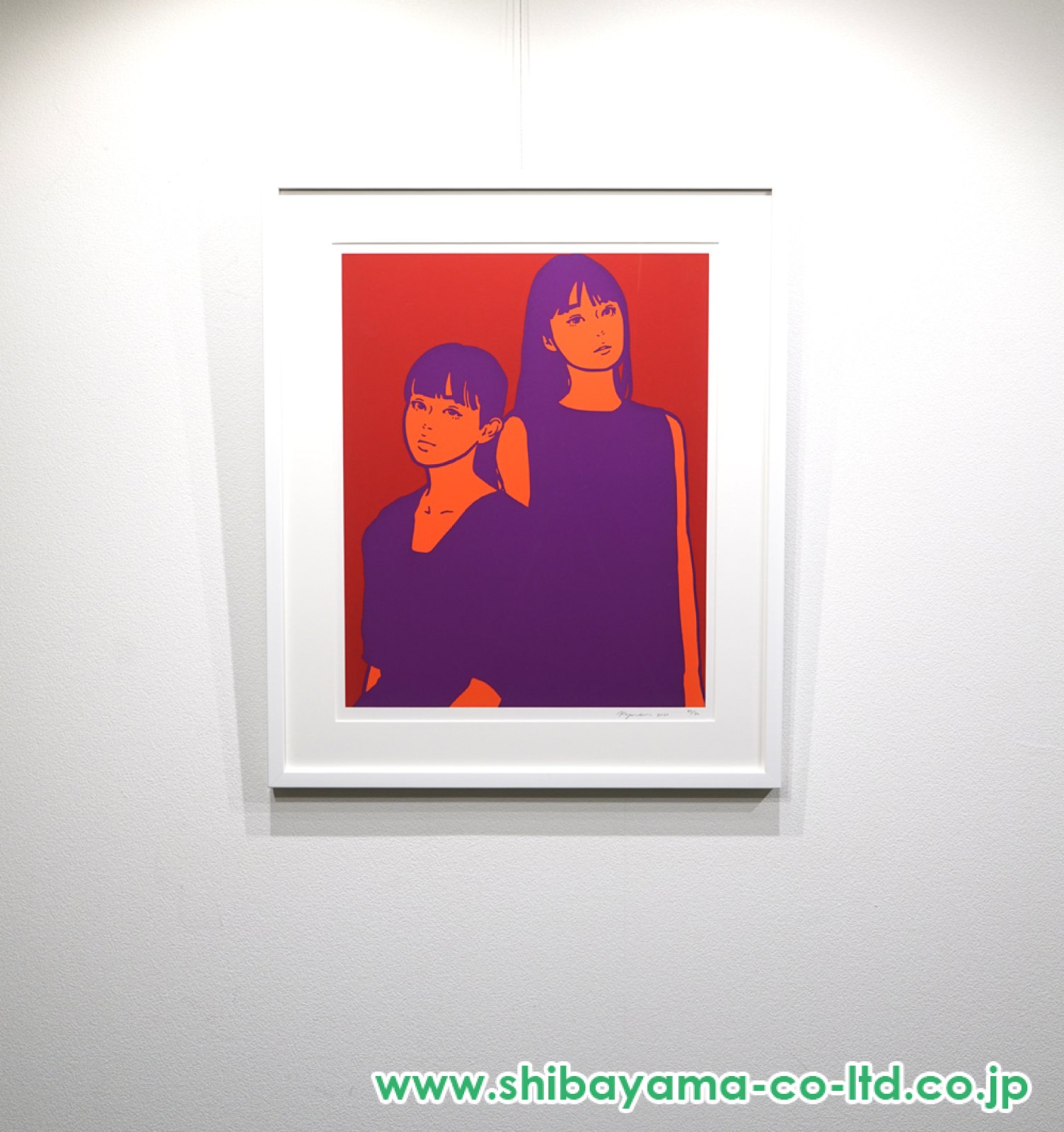 KYNE「Untitled : E」シルクスクリーン :: 絵画買取・販売 - シバヤマ