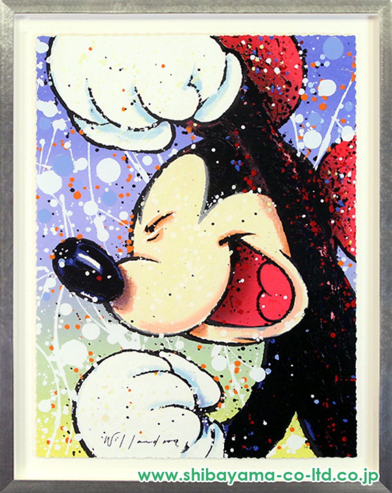 デビッド・ウィラードソン「Happily Ever Laughter」シルクスクリーン