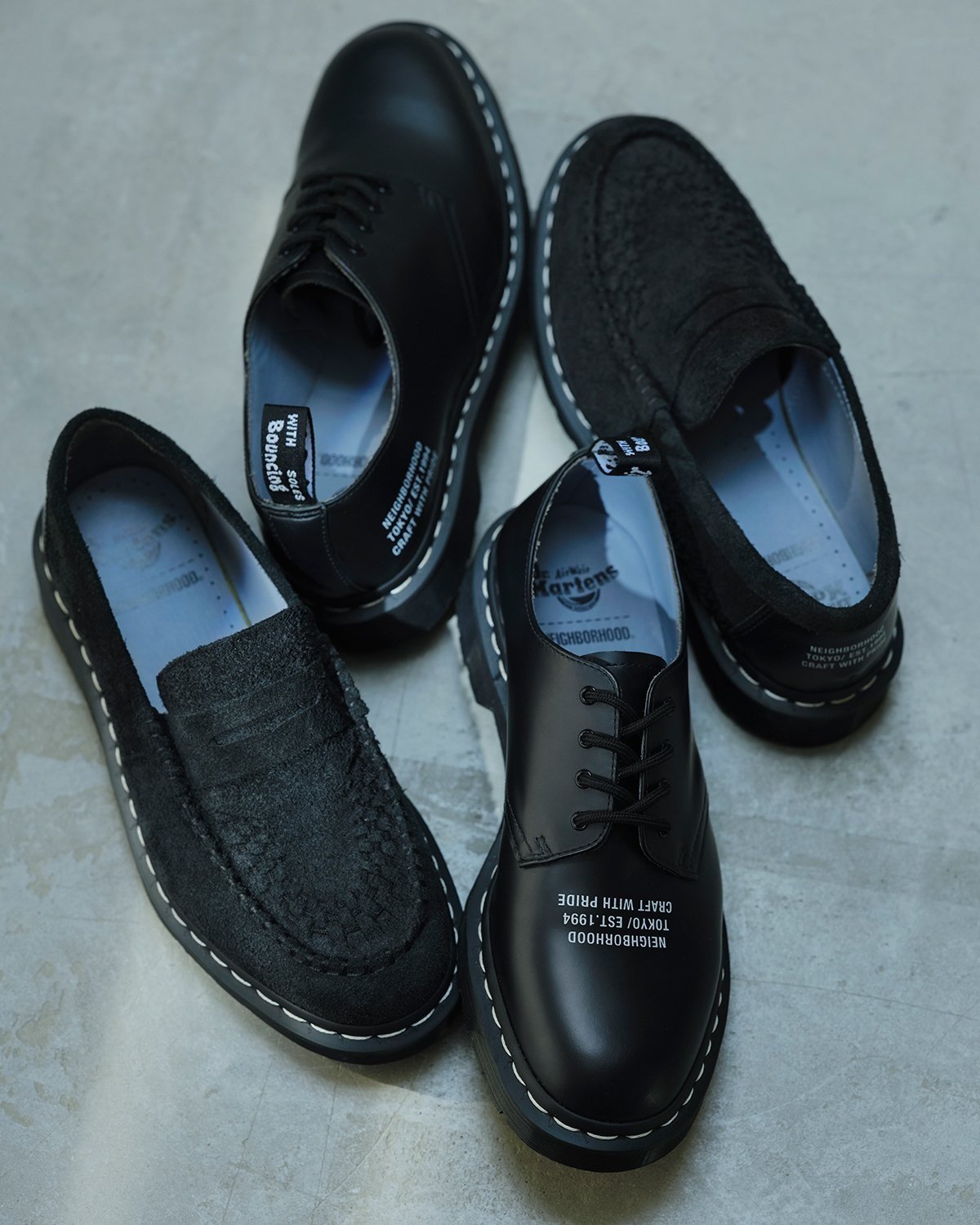 NEIGHBORHOOD Tackles Two Iconic Dr. Martens Styles — eye_C