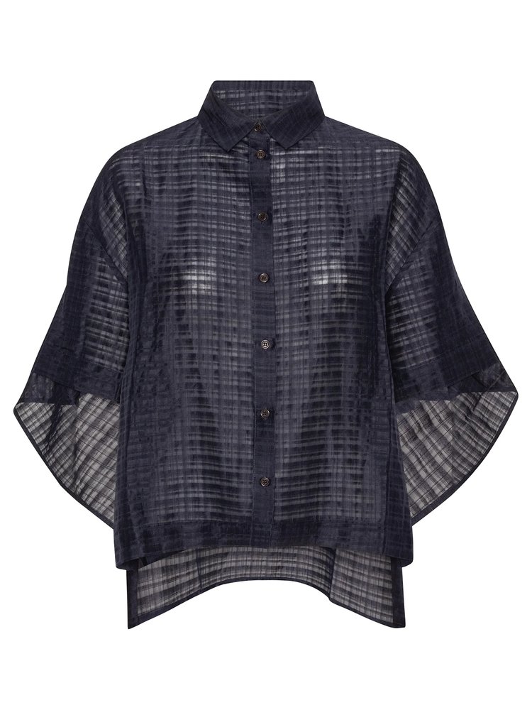 Henrik Vibskov Square Shirt Navy — Aggregate Supply
