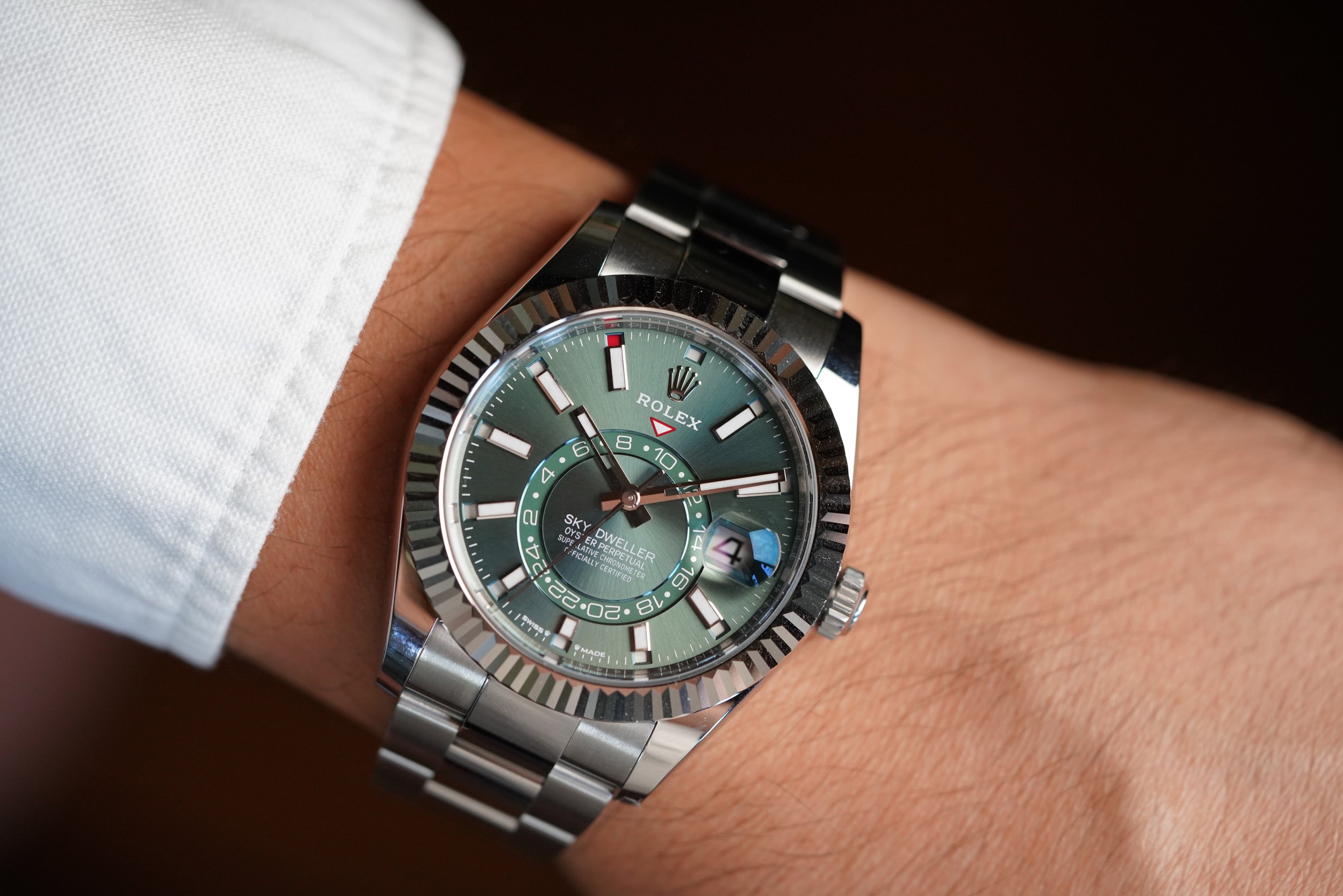 Rolex Green Dial Sky-Dweller Reference 336934 Brand New Full Set