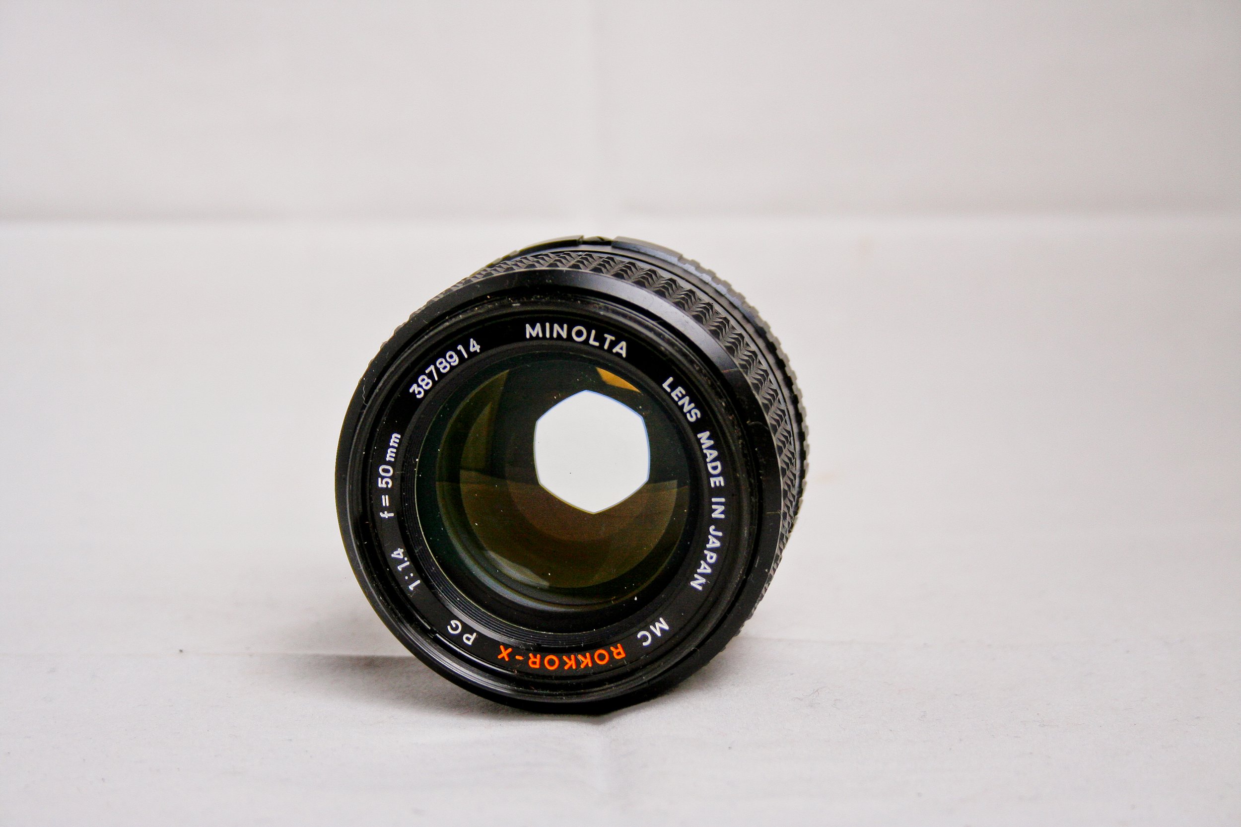 Minolta MC Rokkor X PG 50mm 1.4 MD Mount (*) — Camera Center