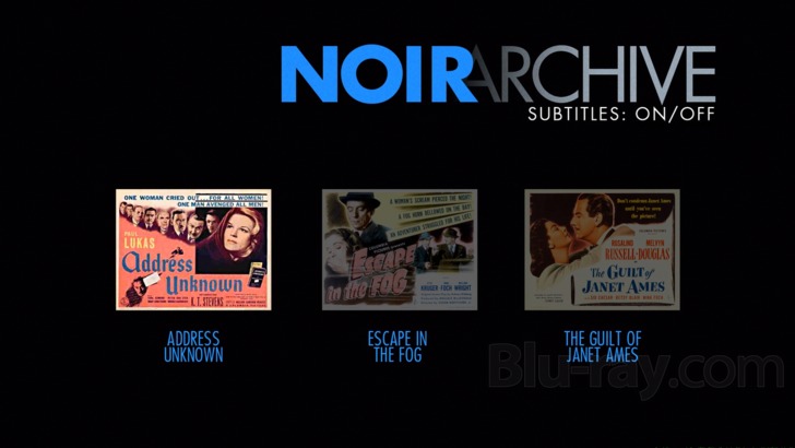 Noir Archive Volume 1: 1944-1954 Blu-ray (9-Film Collection