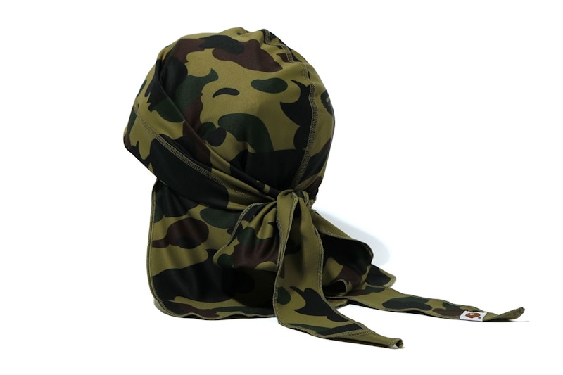 A BATHING APE BAPE DU-RAG ドゥーラグ 帽子 迷彩 カモフラージュ