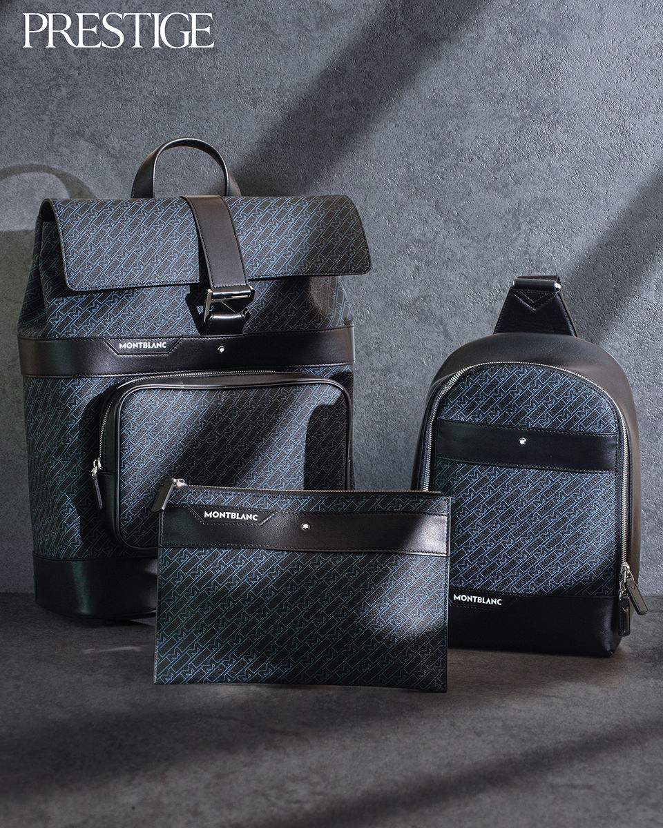 未使用】MONTBLANC M_GRAM 4810 ミディアム 良い 革 黒 未使用