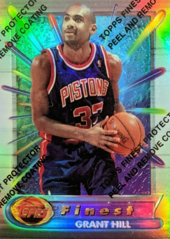 Grant Hill 1994 Topps Finest #240 Refractor (No Coating) Price