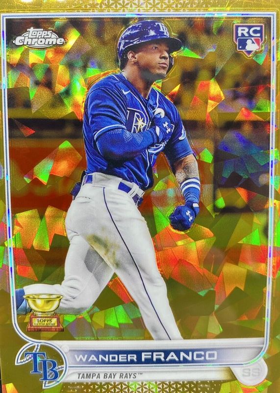 Wander Franco 2022 Topps Chrome Sapphire Edition #215 Gold /50