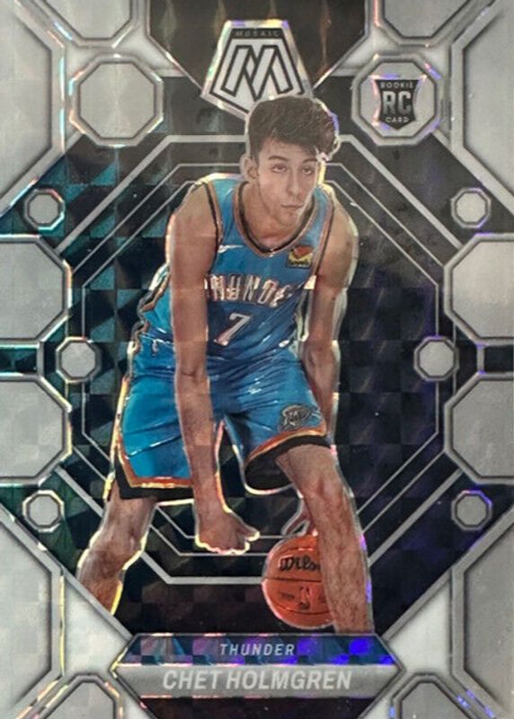 Chet Holmgren 2022 Mosaic #236 White /25 Price Guide - Sports Card