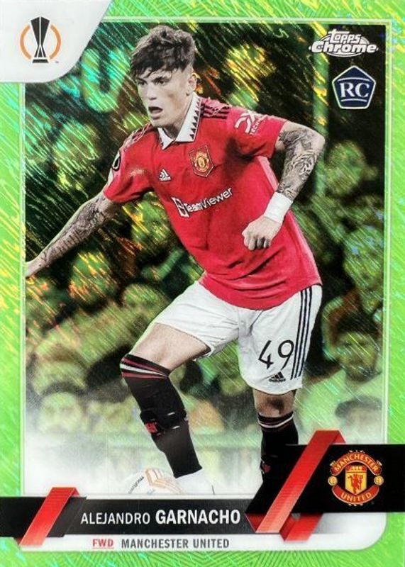 Alejandro Garnacho 2022 Topps Chrome UEFA Club Competitions #50